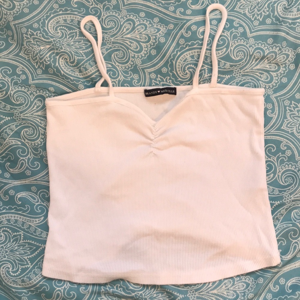 Brandy Melville white tank top